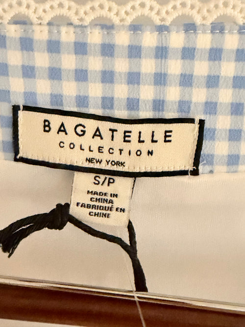 Bagatelle Blue Gingham Blouse