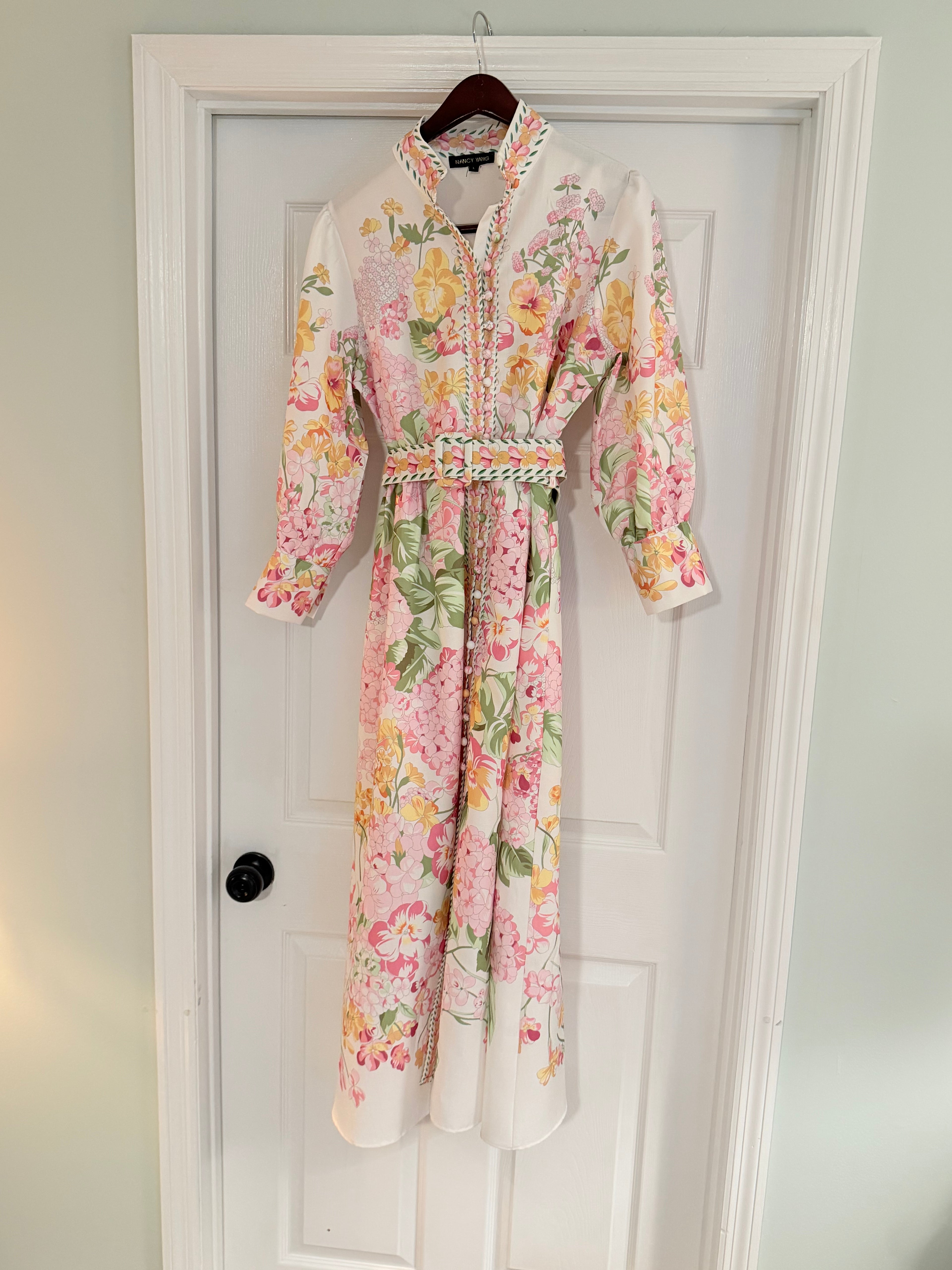 Nancy Yang Floral Print Dress